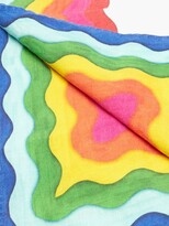 Thumbnail for your product : SUMMERILL & BISHOP Set Of Four Rainbow Striped-linen Napkins - Multi