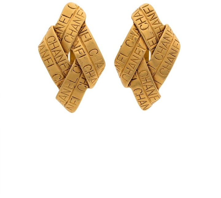 branded stud earrings