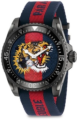 Gucci Le Marche Merveilles Tiger Watch - ShopStyle