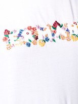 Thumbnail for your product : Ermanno Ermanno floral logo embroidered T-shirt