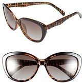 Thumbnail for your product : Kensie 'Bristol' 55mm Polarized Cat Eye Sunglasses