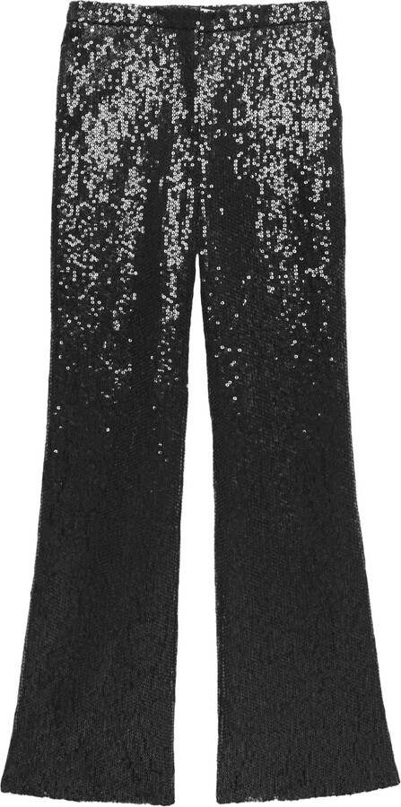 MSGM Sequin-Embellished Trousers