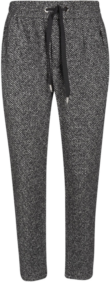 patterned track pants