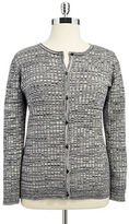 Thumbnail for your product : Jones New York PLUS Plus Marled Cardigan