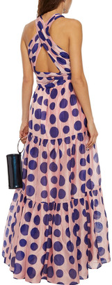 Ulla Johnson Fontaine Gathered Polka-dot Cotton And Silk-blend Organza Gown