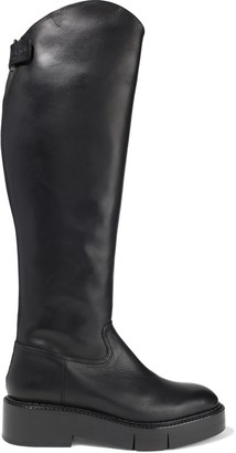 Clergerie Canada Leather Platform Knee Boots