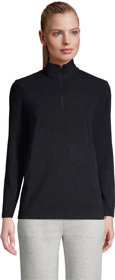 Lands' End Women's Anyweather Fleece Quarter Zip Pullover