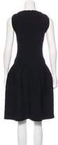 Thumbnail for your product : Alaia Wool-Blend Fit and Flare Dress