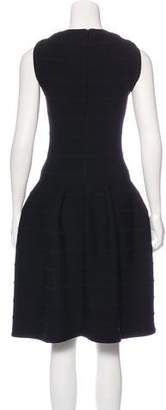 Alaia Wool-Blend Fit and Flare Dress