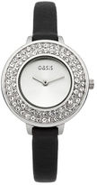 Thumbnail for your product : Oasis Black leather Strap Watch
