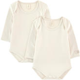 Thumbnail for your product : Naturapura Pack of 2 organic cotton bodysuits