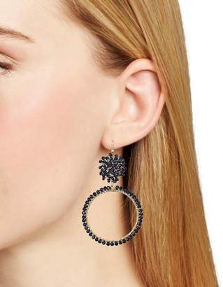 Aqua Round Pyrite Drop Earrings - 100% Exclusive
