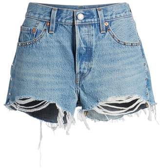 Levi's 501(R) Distressed Cutoff Denim Shorts