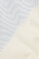 Thumbnail for your product : Akris Two-tone Intarsia Cashmere And Silk-blend Sweater - Beige