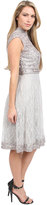 Thumbnail for your product : Sue Wong A-Line Sheath Dress in Platinum