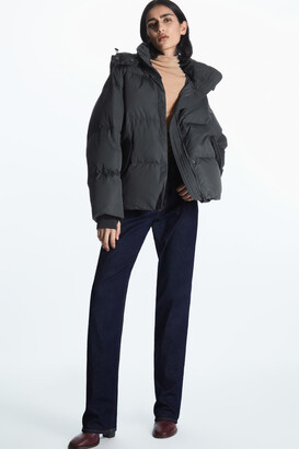 Cos Puffer Jacket Women's COS Oversized Quilted Jacket In