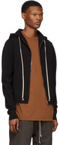 Thumbnail for your product : Rick Owens Black Zipped Hoodie