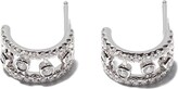 Thumbnail for your product : De Beers Jewellers 18kt white gold Dewdrop diamond earrings