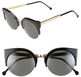 Thumbnail for your product : Women's Super By Retrosuperfuture 52Mm 'Lucia' Sunglasses - Black/ Gold