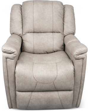 Thomas Payne Furniture 32" Wide Faux Leather Manual Rocker Standard Recliner with Heated Cushion