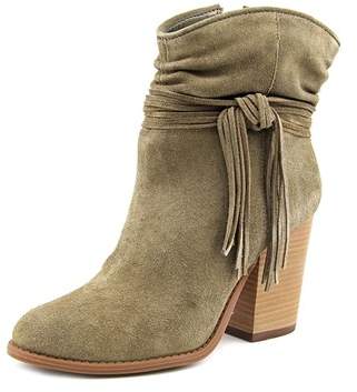 Jessica Simpson Sesley Women Round Toe Suede Green Ankle Boot.