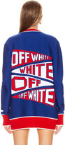 Thumbnail for your product : Off-White Flag Cardigan in Blue & Red | FWRD