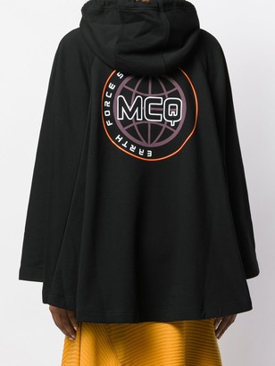 McQ Logo Embroidered Hoodie