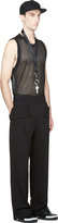 Thumbnail for your product : Givenchy Black Mesh Tank Top
