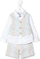 Thumbnail for your product : Emporio Armani Kids Striped Three Piece Short Suit