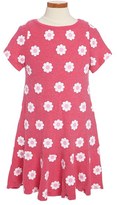 Thumbnail for your product : Wildfox Couture 'Skipper' Daisy Print Short Sleeve Terry Dress (Big Girls)