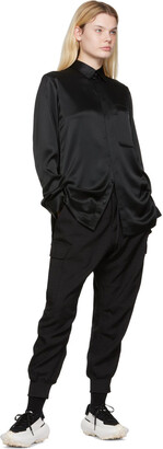 Y-3 Black Uniform Cuffed Trousers