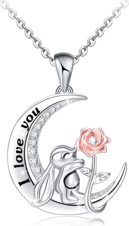 Royal Lion Silver Round Necklace Mom Hugs Flower Love Heart 