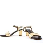 Thumbnail for your product : Marni Gold Leather Sandals