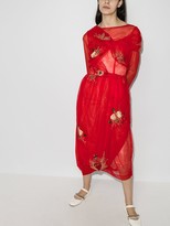 Thumbnail for your product : Simone Rocha x Browns 50 asymmetric wrap tulle dress