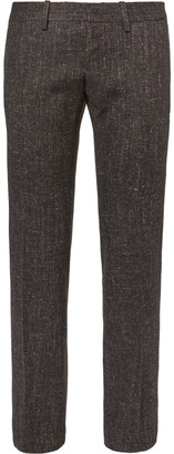 Balenciaga Slim-Fit Wool-Blend Tweed Trousers