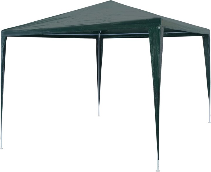 VidaXL Party Tent Pe Green 9.8'x9.8'