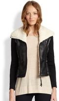 Thumbnail for your product : Ella Moss Dimitri Faux Shearling Jacket