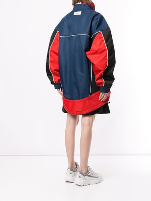 Ader Error Colour Block Oversized Sports Jacket