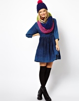 Thumbnail for your product : ASOS Color Block Snood