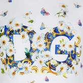 Thumbnail for your product : Dolce & Gabbana Dolce & GabbanaGirls Floral Logo Cotton Top