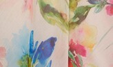Thumbnail for your product : Adrianna Papell Floral Mock Neck Chiffon Midi Dress