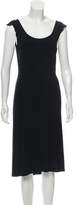 Thumbnail for your product : Burberry Sleeveless Crepe Dress Black Sleeveless Crepe Dress