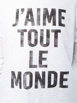 Thumbnail for your product : Cinq à Sept 'J'aime Tout Le Monde' T-shirt