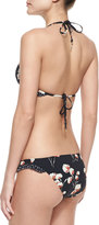 Thumbnail for your product : Tory Burch Solaro Floral-Print Ruffled Bikini Top
