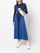 Thumbnail for your product : Alexander McQueen Colour-Block Wool Dress