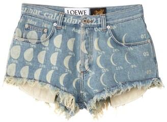 Loewe + Paula's Ibiza Denim Moon Shorts
