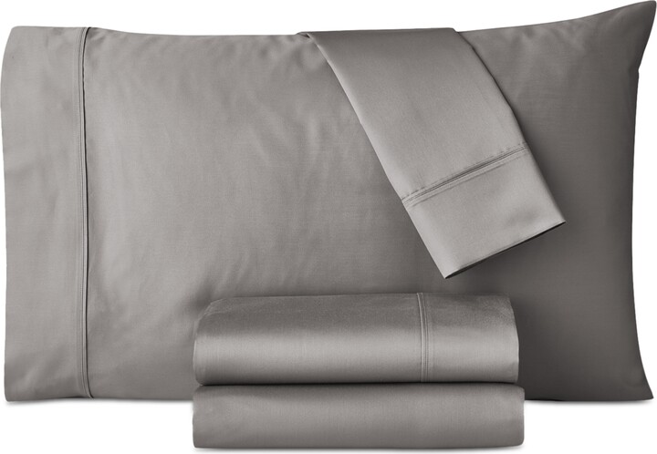 Sunham 1200-Thread Count Solid 4-Pc. Sheet Set, Queen