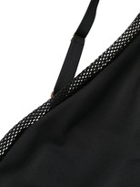 Thumbnail for your product : Stella McCartney Mesh Panel Triangle Bikini Top