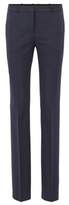 Regular-fit tailored trousers in stretch virgin wool
