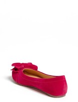 Thumbnail for your product : Laura Ashley 'Bow' Flat (Toddler, Little Kid & Big Kid)